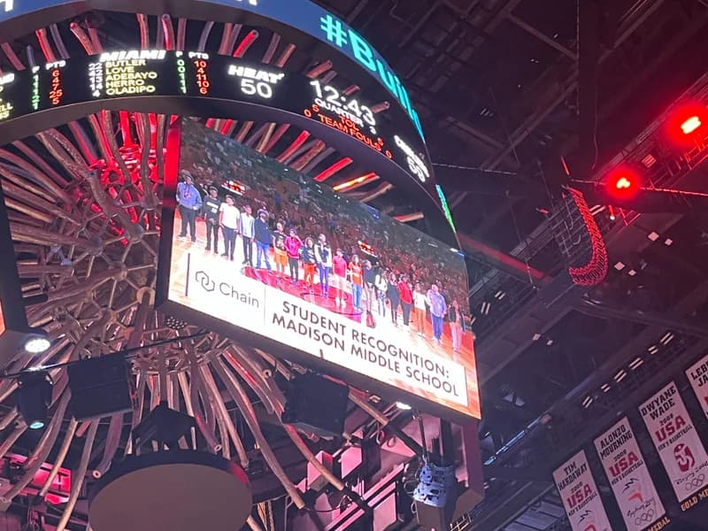 Miami Heat campaign creative for Chain by Michael Herron