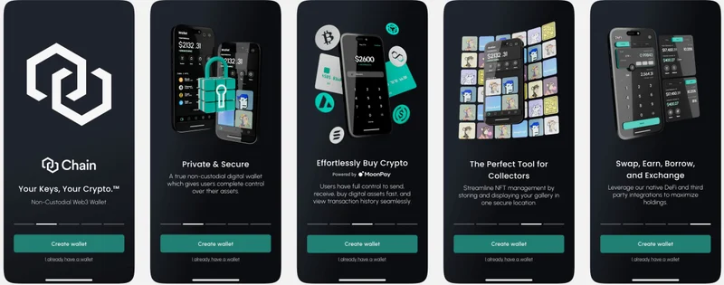 Chain Wallet App campaign creative for Chain by Michael Herron