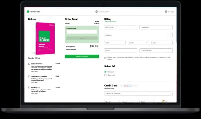 H&R Block Retail Tax Software campaign creative for Fusion92 by Michael Herron