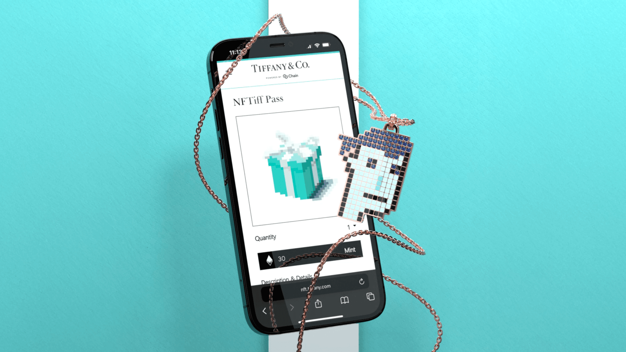 Tiffany & Co. NFTiff - Chain project by Michael Herron